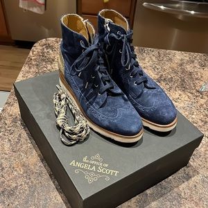 The Office of Angela Scott - Mr Harrison - Cobalt Metallic - Size 40